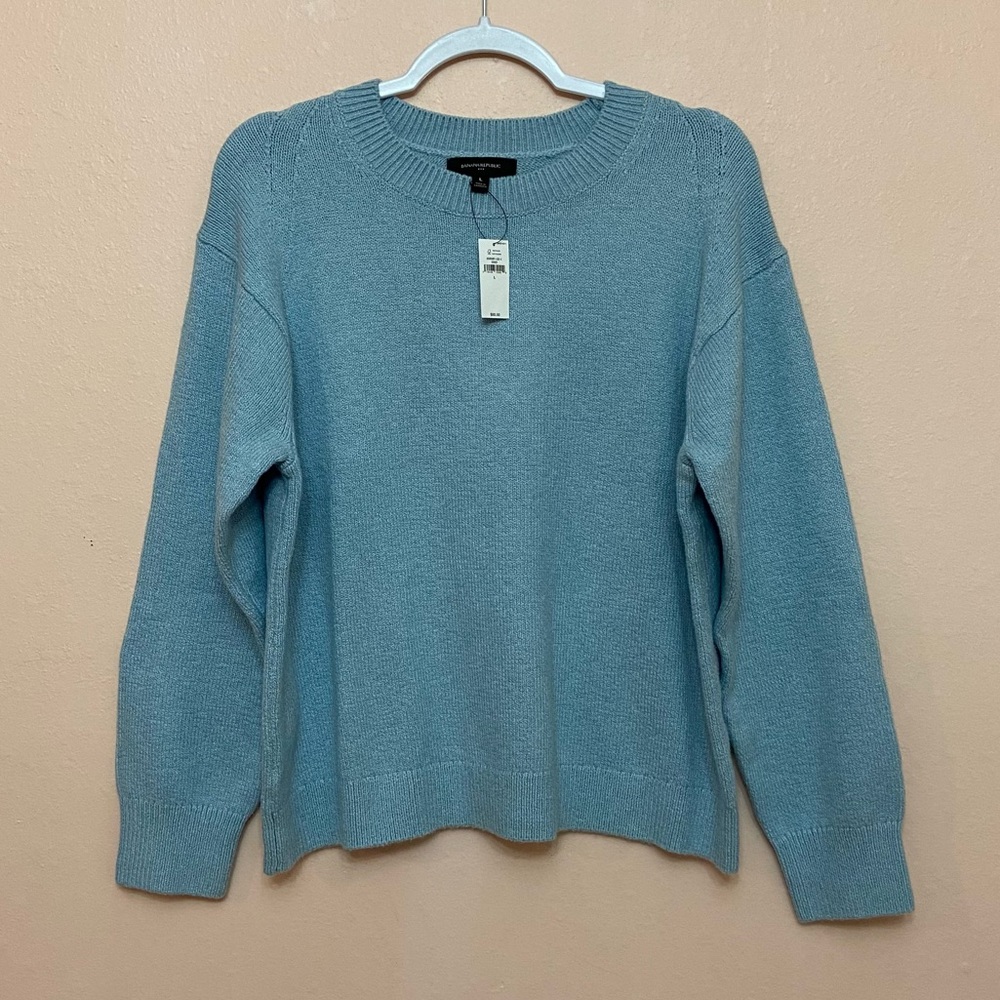 Banana Republic Factory Coveted Crew-Neck Sweater - Picture 2 of 4